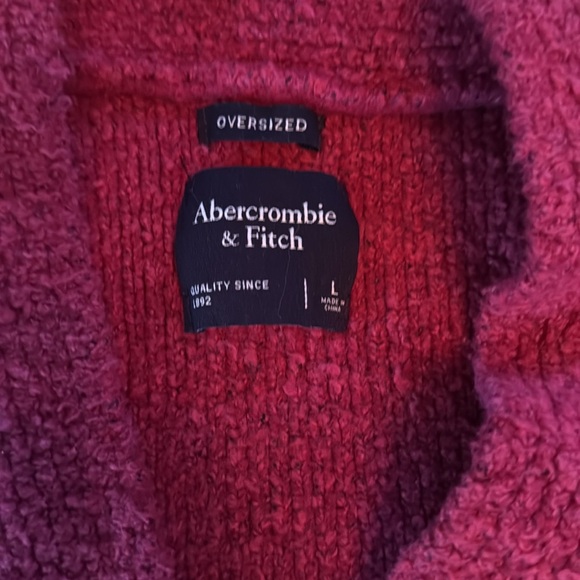 Mens Pink Cardigan Sweater - Picture 2 of 4